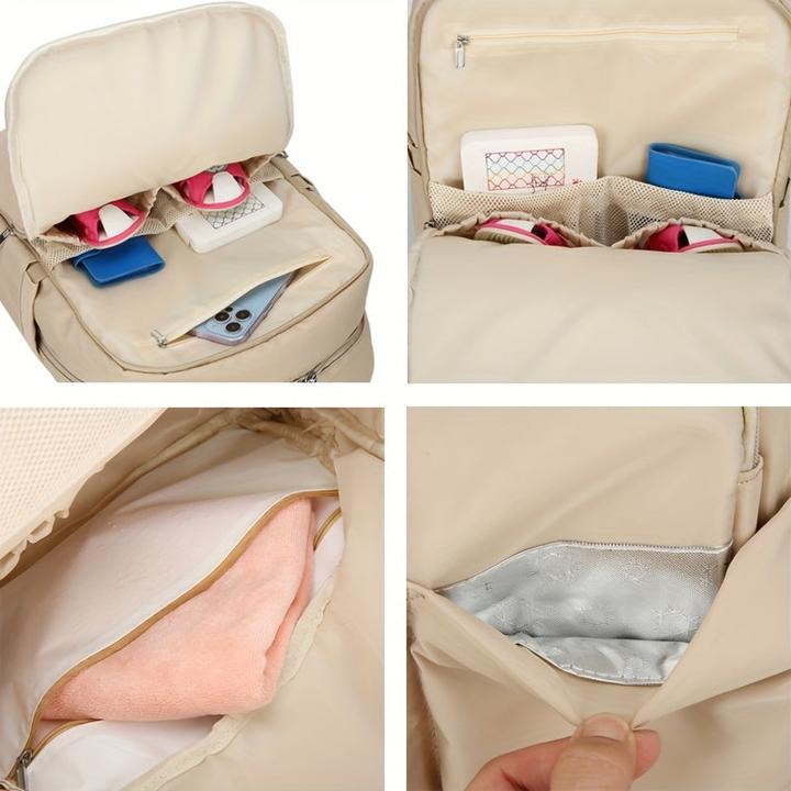 Actual product image Only-Bags.Store Large capacity mum bag, multifunctional bag with multiple pockets, dry and wet