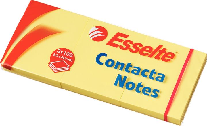 Produktbild Esselte Haftnotizen Contacta-Notes (50 x 40 mm)