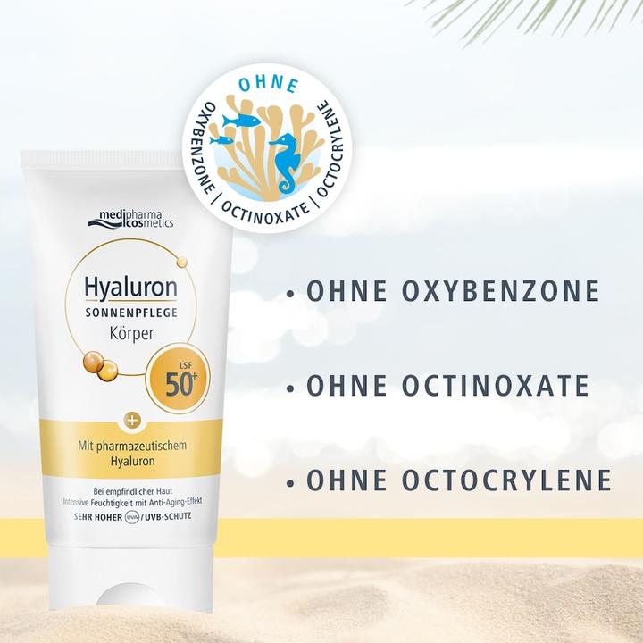 Produktbild Dr. Theiss Hyaluron Sonnenpflege Körper LSF 50+, 150 ml CRE (Sonnencreme, SPF 50+, 150 ml)