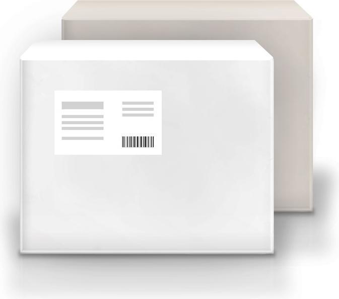 Actual product image Goobay CAT 6 universal outlet incl. surface mounting frame 2x RJ45 network outlet shielded