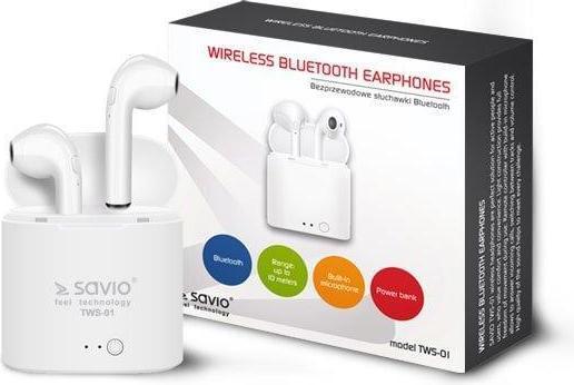 Produktbild Savio TWS-01 (Keine Geräuschunterdrückung, 2 h, Kabellos)