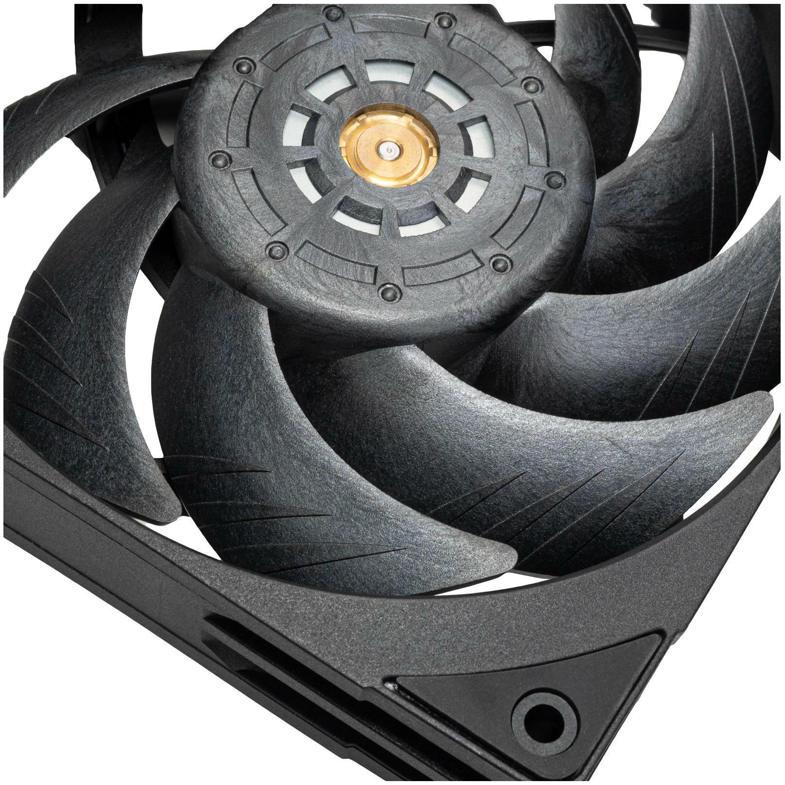 Silverstone PC-Lüfter FHS120 24V, Beleuchtung: Nein, Lüfterdimension (120 mm, 1 x), Ventola PC, Nero