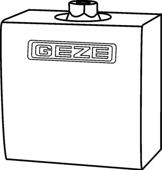 Produktbild Geze Drehlager für T-Stop Gleitschiene (Indoor)