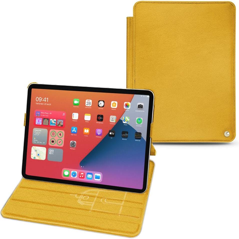 Noreve Lederschutzhülle horizontal (iPad mini 6), Tablet Hülle, Gelb