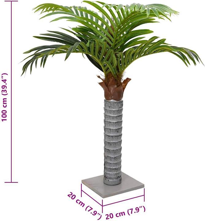 Produktbild vidaXL künstliche Palme (100 cm)