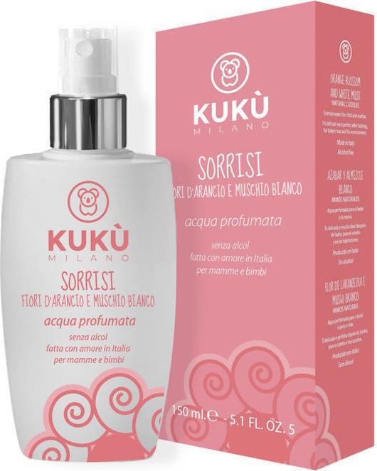 Kukù Milano Sorrisi eau parfumée naturelle 150 ml - Orange et musc