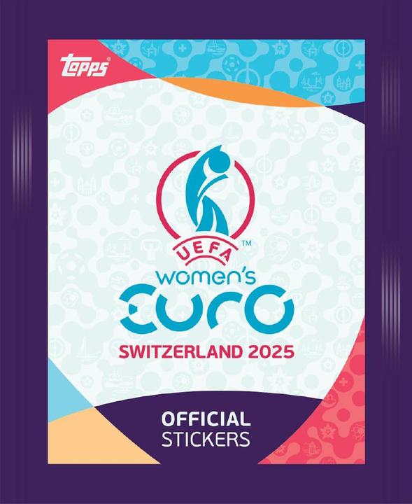 Image du produit Topps Women's Euro 2025 Sticker (boîte présentoir) (Anglais, Affichage du booster)