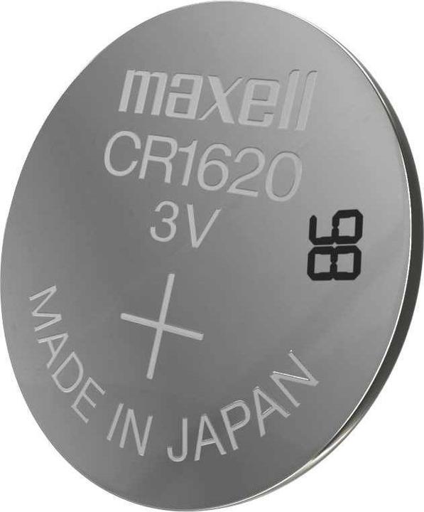 Actual product image Maxell Lithium battery (5 pcs., CR1620, 80 mAh)