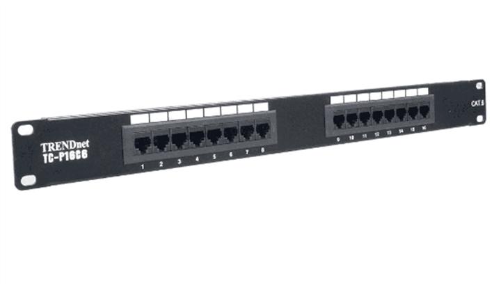 Trendnet TC-P16C6 Patch Panel 16-port Cat6 Unshielded