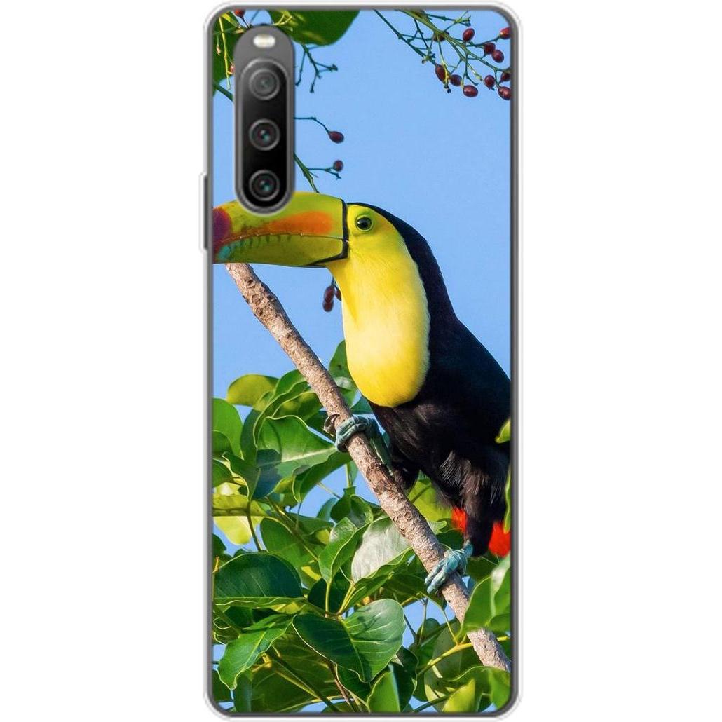 König Design Hülle Handy Schutz für Sony Xperia 10 IV Case Cover Tasche Bumper Etuis TPU Neu (Sony Xperia 10 IV), Smartp...