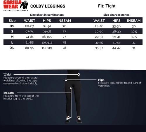Produktbild Gorilla Wear Colby Leggings schwarz (S)