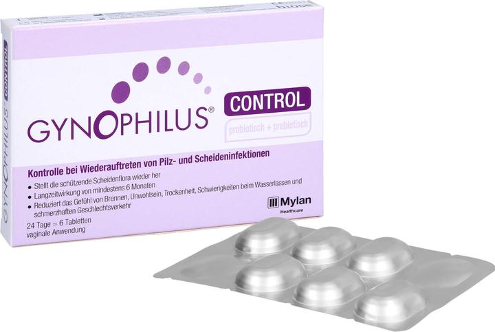 Produktbild Mylan Gynophilus control, 6 St VTA