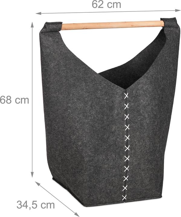 Actual product image Relaxdays Laundry bin (50 l)