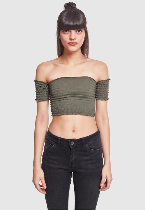Immagine prodotto Urban Classics Top donna con spalla fredda accorciata e fumo (XL)