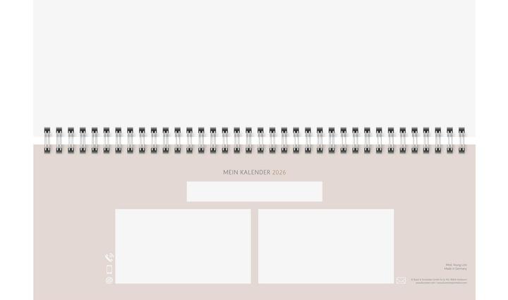 Immagine prodotto Ridoide rido idé Tisch-Querkalender Design Line 2026 Cloudy 297 x 105 mm (297 x 105 mm)