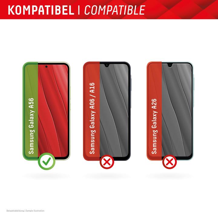 Actual product image Displex Smart Glass, Displayschutzfolie (1 Piece, Samsung Galaxy A56)