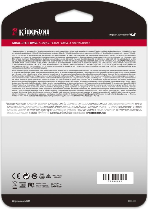 Produktbild Kingston A2000 (1000 GB, M.2 2280)
