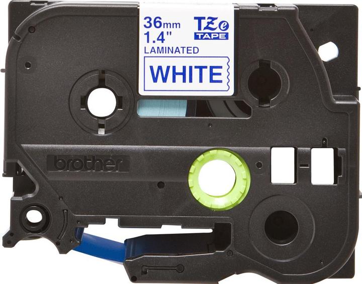 Actual product image Brother P-Touch (3.60 cm, Blue, White)