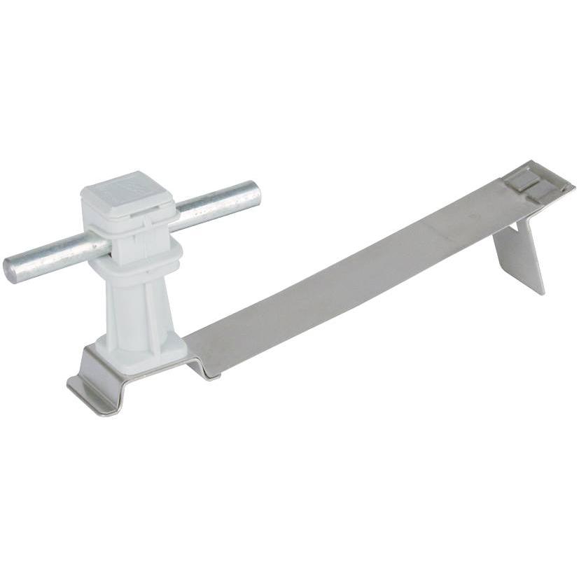 Dehn Dachleitungshalter FLEXIsnap NIRO/K-grau 204937, SAT Zubehör, Grau