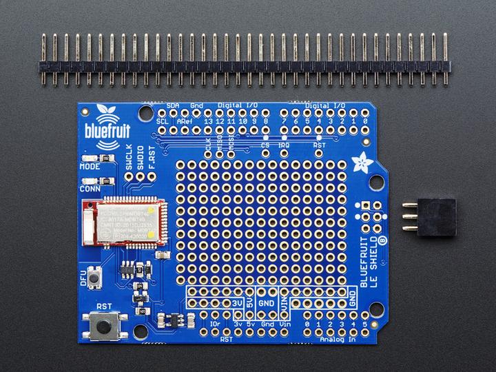 Image du produit Adafruit Bluefruit LE Shield Bluetooth LE pour Arduino (Bouclier)
