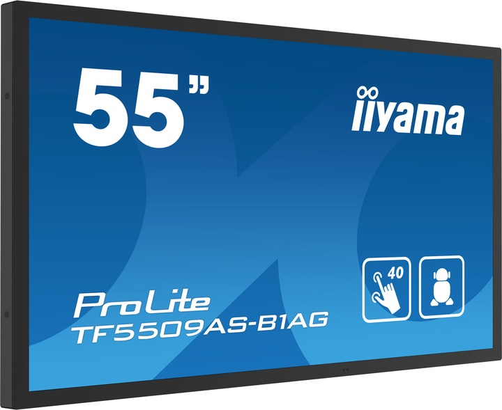 Actual product image iiyama 139cm (54.6") TF5539AS-B1AG 16:9 M-Touch 2xHDMI+Dp (3840 x 2160 Pixels, 54.60")