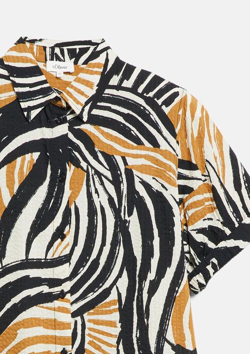 Produktbild s.Oliver Strukturiertes Hemdblusenkleid (34)