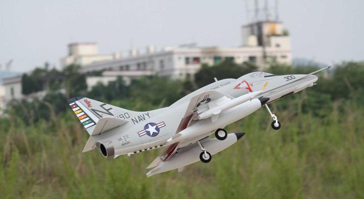 Actual product image Freewing A-4E/F Skyhawk PNP 80mm 12B Jet EDF (Jet)