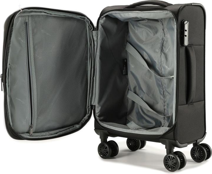 Produktbild Bugatti Valencia Soft 4 Rollen Kabinentrolley S 54.5 cm mit Dehnfalte (35 l)