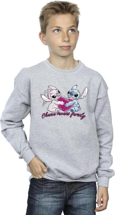 Immagine prodotto Disney Lilo And Stitch Ohana Heart With Angel Felpa Ragazzi (152, 158)