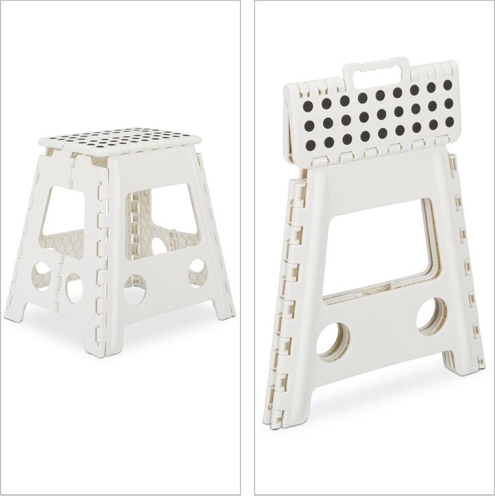 Actual product image Relaxdays Folding Stool XL