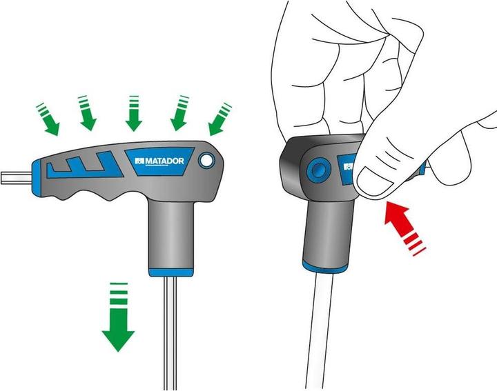 Actual product image Matador Werkstatt Innen-Sechskantschraubendreher