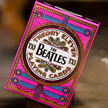Image du produit Theory11 Cartes à jouer The Beatles version rose (Anglais)