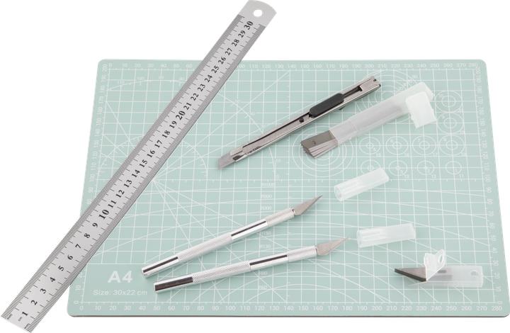 Grafix Craft ID - Cuttingmat set A4 with knifes - 22 pcs (CR1303/25GE)