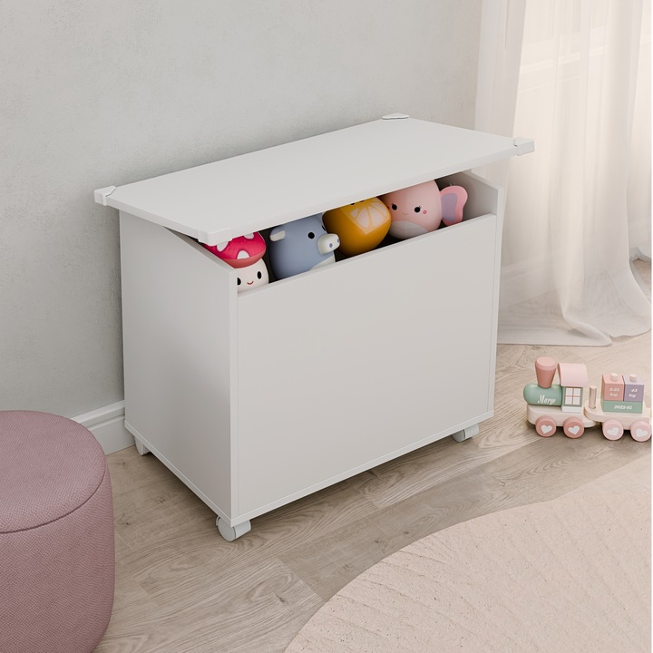 Produktbild VCM Holz Sitztruhe Sitzbank Truhe Bosula M (68 cm)