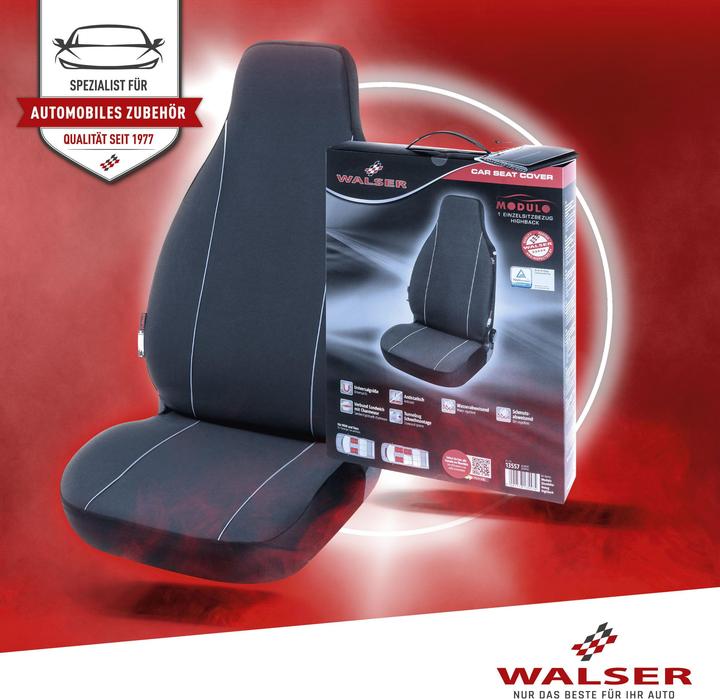 Actual product image Walser Car seat cover Modulo front seat cover Universal protective cover for highback car seat