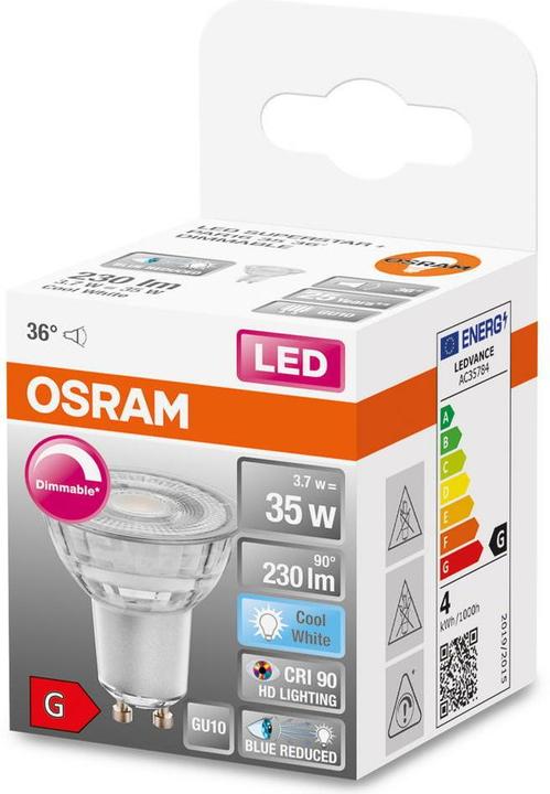 Produktbild Osram Reflektor (GU10, 3.70 W, 230 lm, 1 x, G)