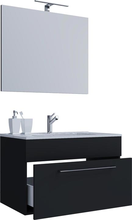 Actual product image VCM 3-piece washbasin wash place Badinos 1 drawer mirror