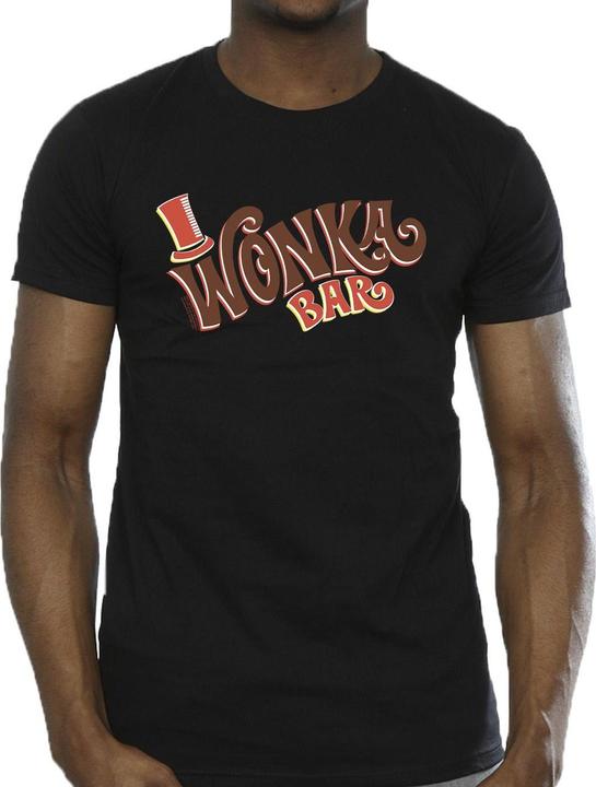Immagine prodotto Willy Wonka & the Chocolate Factory Bar Logo Maglietta Uomo (4XL)