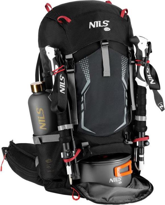 Produktbild Nils NC1993 WANDERRUCKSACK SCHWARZ NORTHLAKE 30L+10 CAMP (40 l)