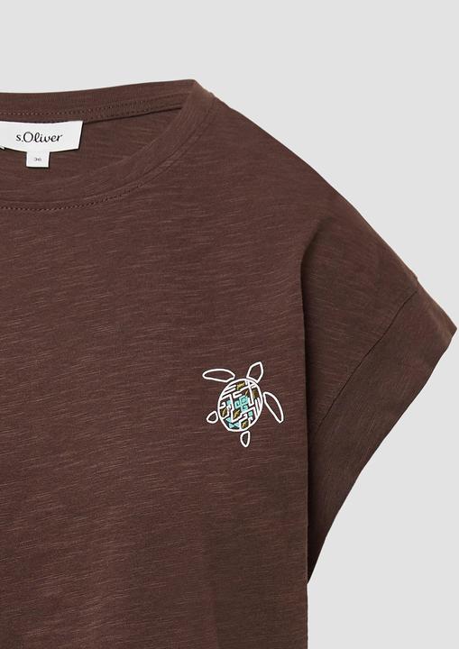 Produktbild S.Oliver T-Shirt T-Shirt im Relaxed Fit mit kleinem Artwork (34)