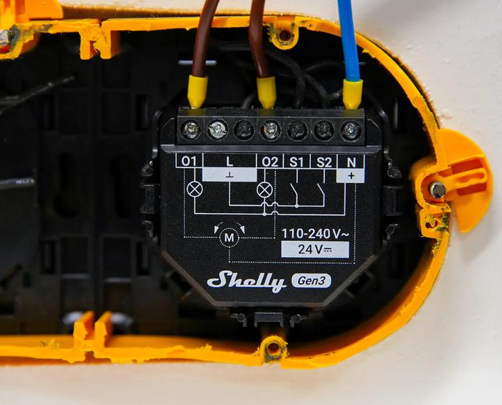 Actual product image Shelly 2PM Gen3 x4 (Switch actuator)