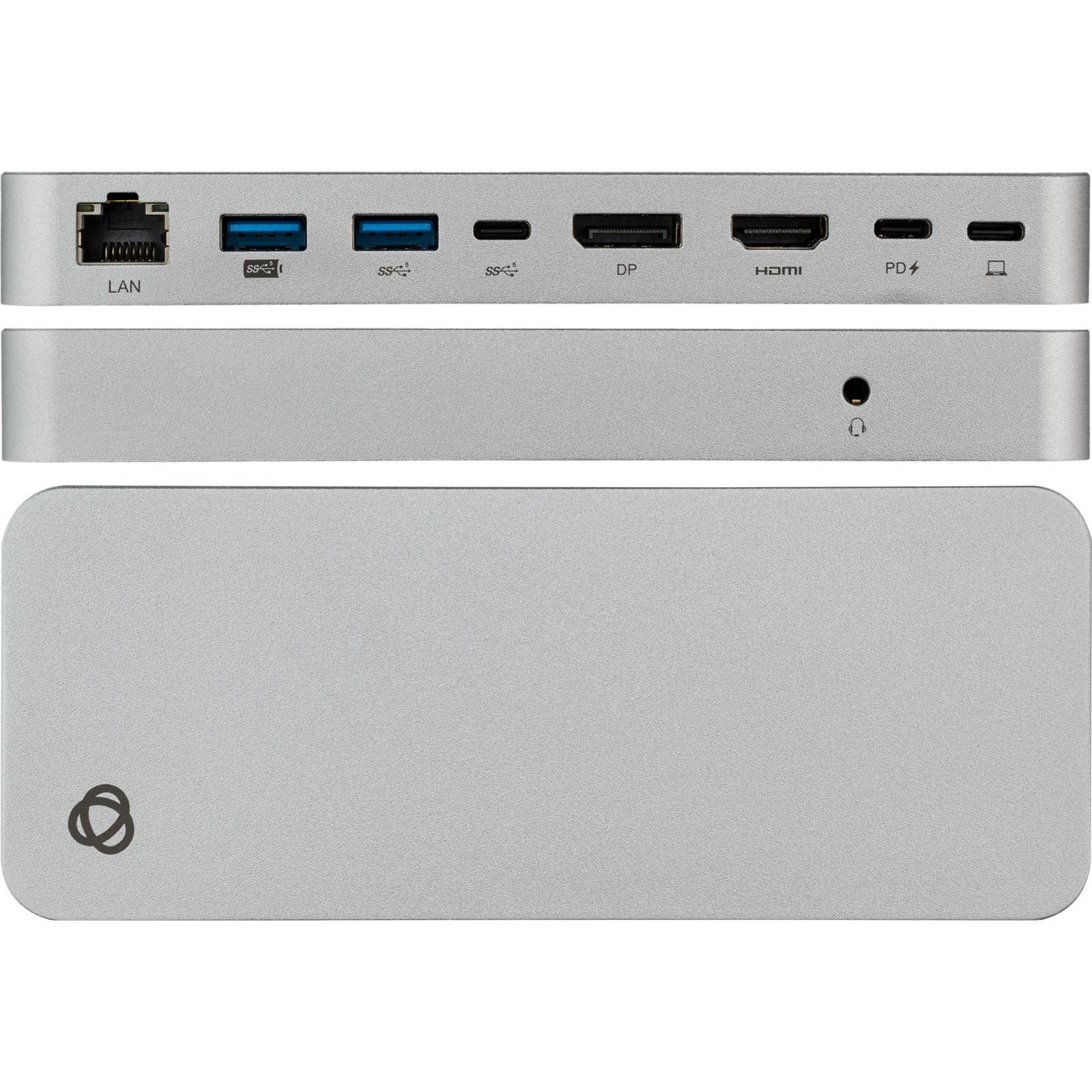 Kramer KDock-5 USB-C Hub Multiport Adapter - 4K@60 HDMI, 4K@60 Displayport, USB 3.0, USB-C charge (8 Ports), Dockingstat...