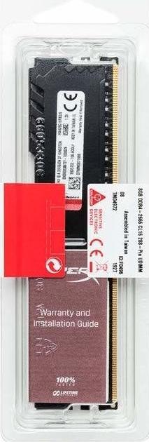 Actual product image HyperX Fury (1 x 16GB, 3600 MHz, DDR4-RAM, DIMM)