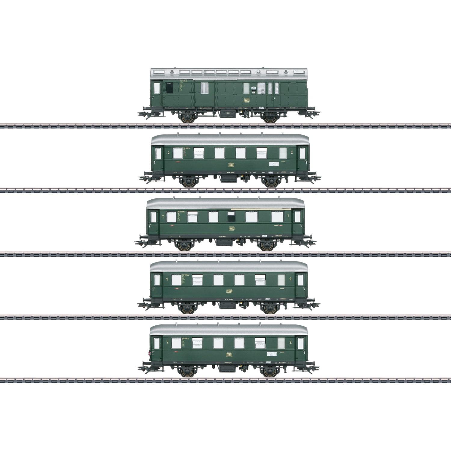 Märklin 43353 H0 5er-Set Reisezugwagen der DB, MHI (Spur IV)