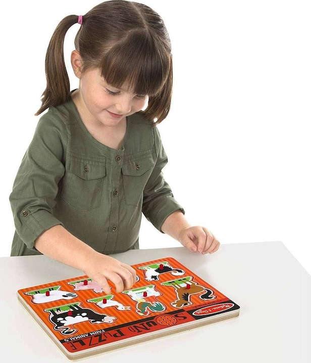 Actual product image Melissa & Doug Farm Animals (8 pieces)