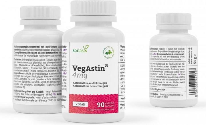 Actual product image Sanasis VegAstin Caps (300 Piece, Capsules, 185 g)
