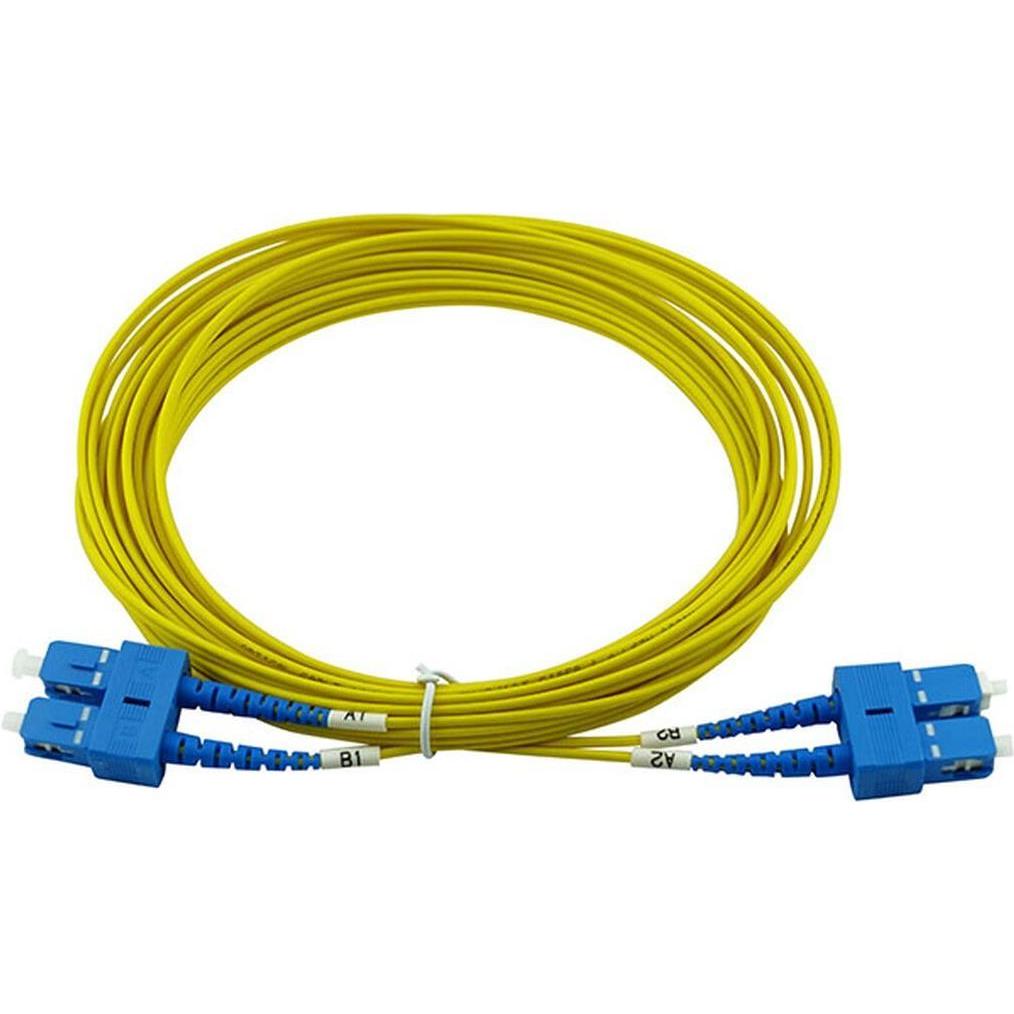 BlueOptics Cisco CAB-SMF-SC-SC-50 kompatibles SC-SC Singlemode Patchkabel 50 Meter (CAT6, 50 m), Netzwerkkabel