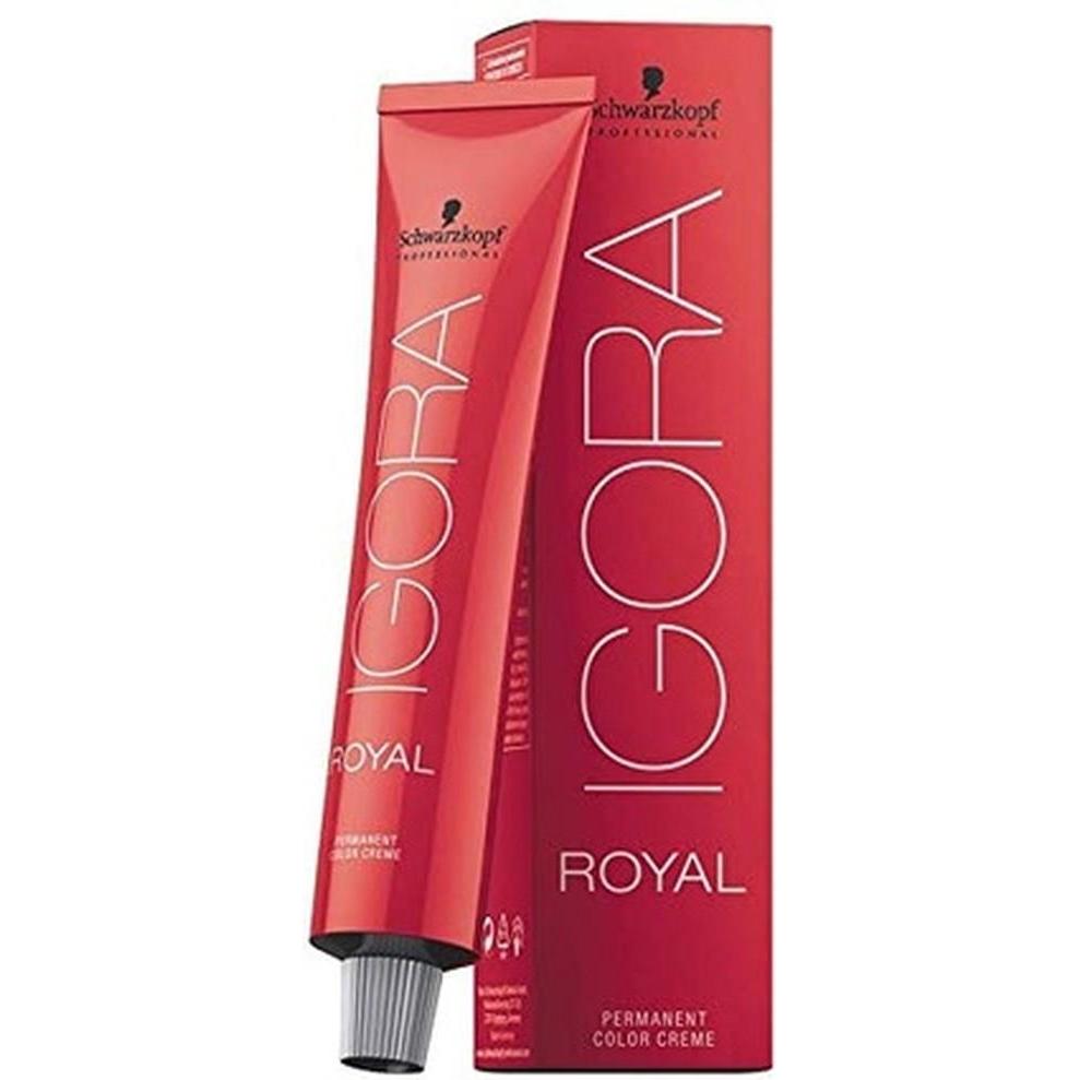 Schwarzkopf Professional Chiaro Tinta Per Capelli, Schwarzkopf Igora Royal 8-1 Biondo Cenere 60Ml (8-1 Biondo Cenere )