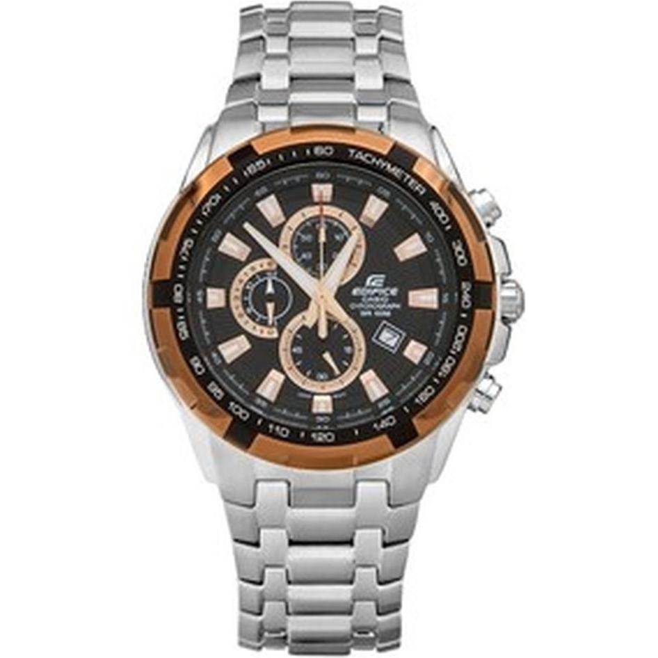 Casio Argento Orologio Da Polso, Ltp-Vt02bl-1A, (Cronografo, 47 Mm)