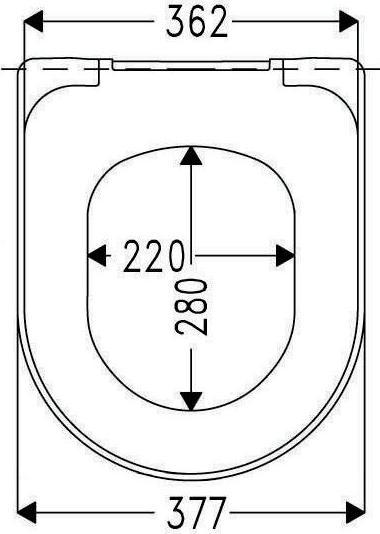 Actual product image Hamberger Toilet seat Tube SoftClose Premium